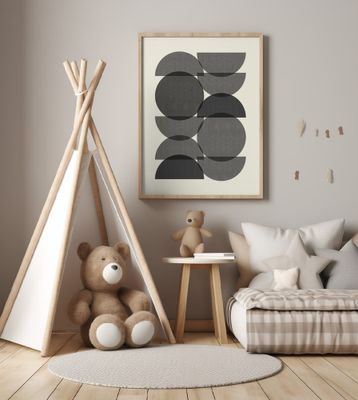 Composition lines and circles 3