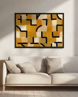 Ochre Checked Blackburn