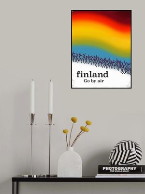Finland Vintage Style Travel Poster