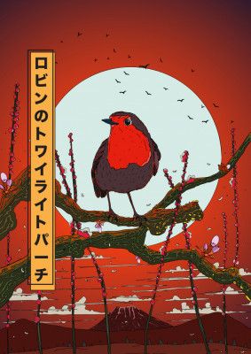 Robin's Twilight Perch