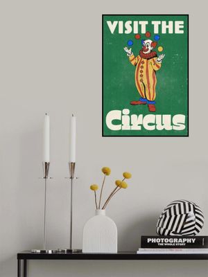 Vintage Visit The Circus Clown