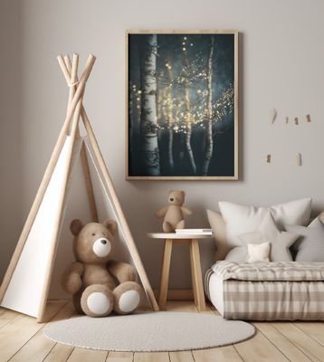 Twinkling Birch Grove