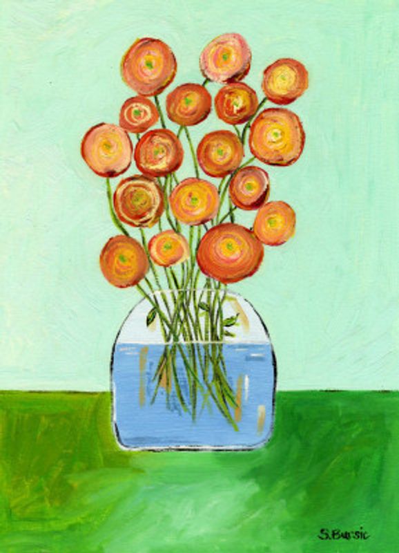 Poppies in Vase
