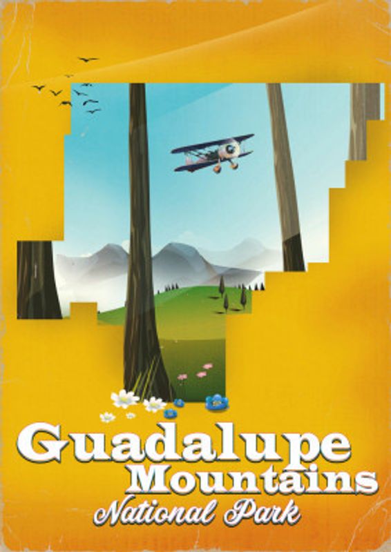 Guadalupe Mountains National Park Map