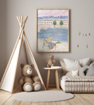 Paris Picnic At the Seine