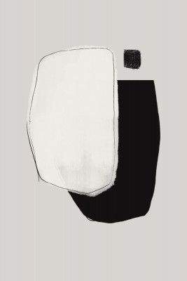 Monochrome Shapes And Negative Space
