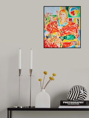 Self Portrait After Bronzino, Tamara Jare, oil on canvas, 2024