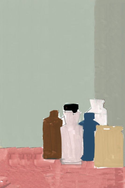 Vintage Clay Pots On Table 1