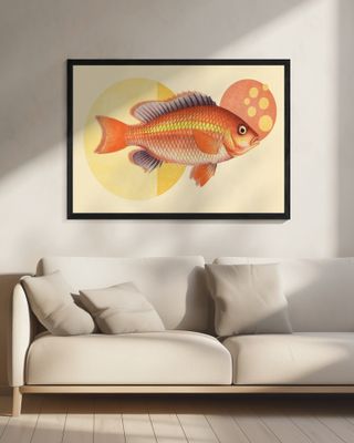 A Retro Fish (lots of Yellow and Orange)