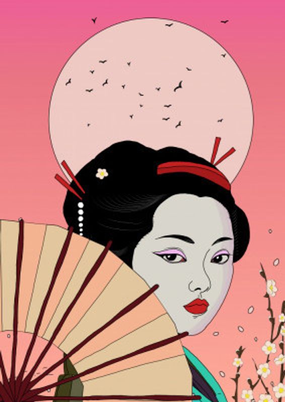 Japanese Geisha Girl