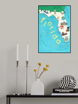 Florida State with Ocean by Carla Daly