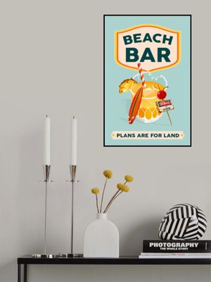 Beach Bar Summer Tropical Cocktail Bar Art