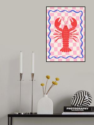 Pink Checkered Lobster