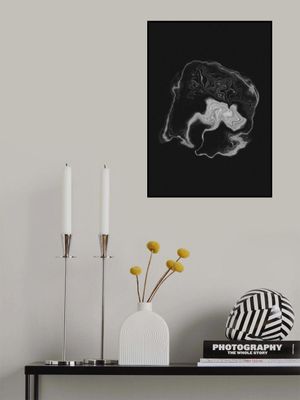 Dynamic Gray Swirl
