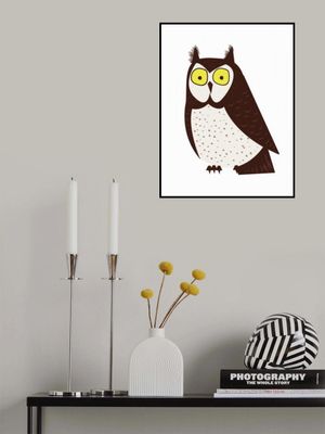 Stylized Cartoon Owl
