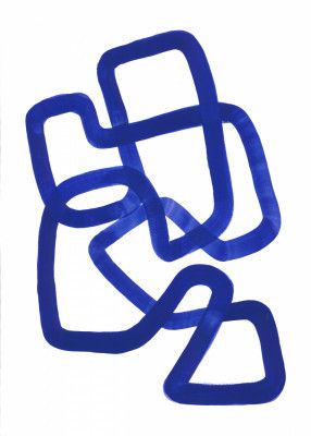 Composition In Blue 03