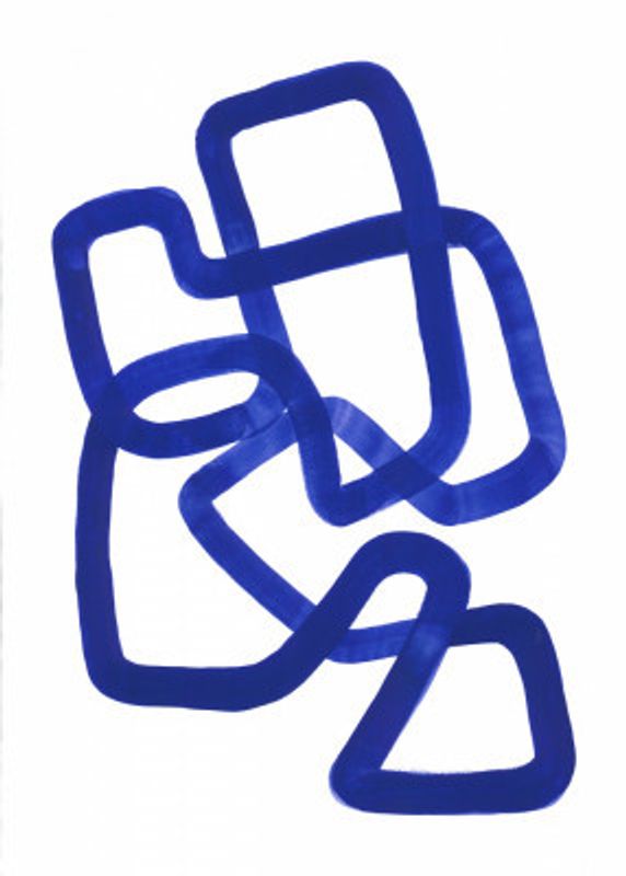 Composition In Blue 03