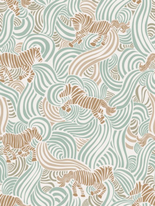 Zebra animal print soft chalky colors pattern