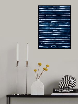 Electric Ink Lines Navy