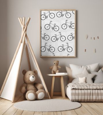 Vintage Bicycle Pattern
