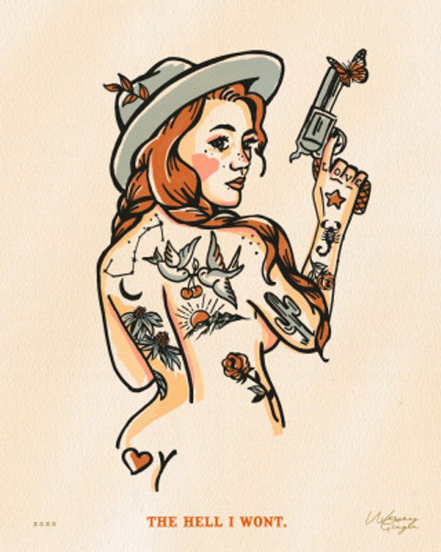 The Hell I Wont Print 16x20
