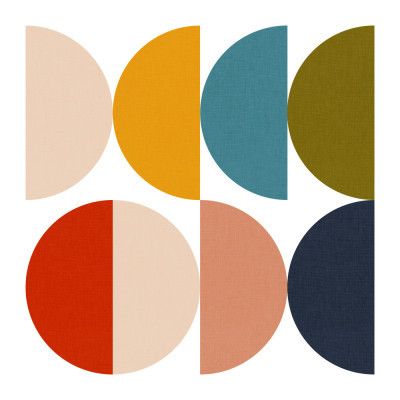 Mid Century Geometric Color Play