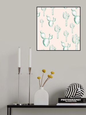 Watercolor Of Cacti