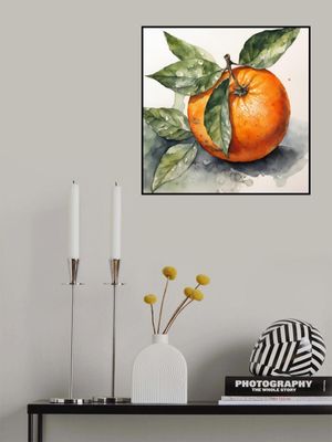 Orange, Aquarell, Ink