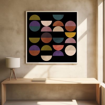 Mid Circles Terracotta Blck1