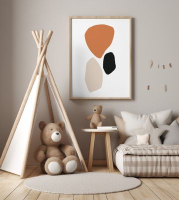 Organic Shapes in Earthy Tones