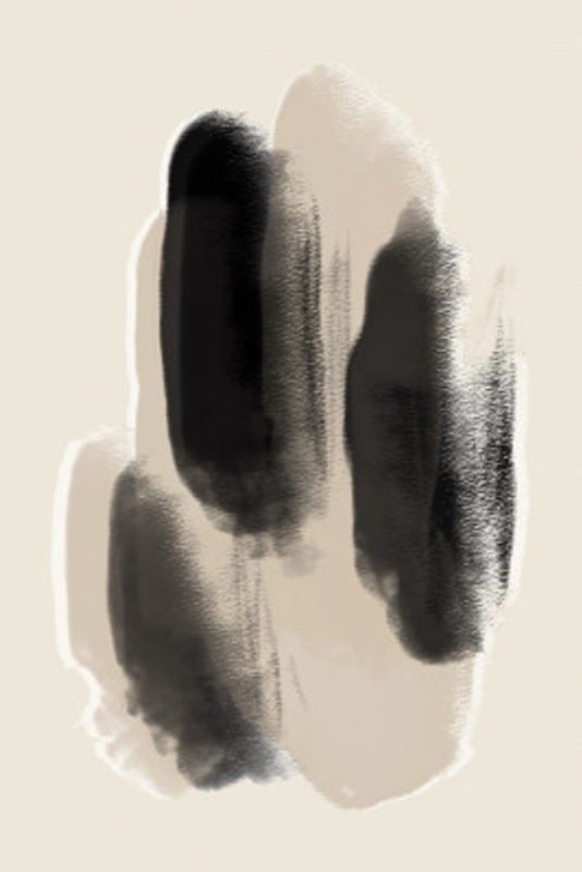 Monochrome Brushstrokes