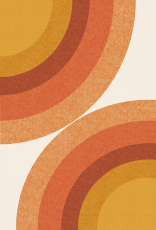 Retro Sunburst Waves