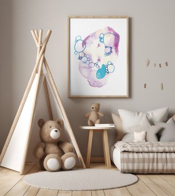 Soft Abstract Bubbles
