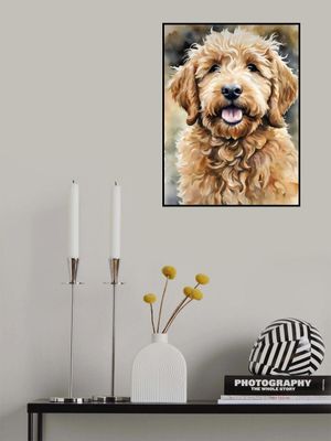 Golden Doodle Aquarell
