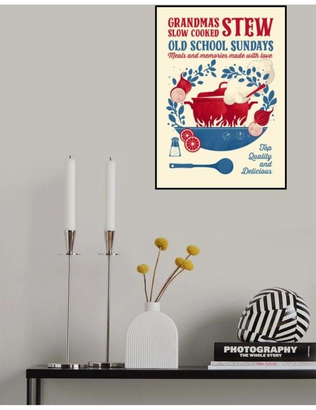 Grandmas Stew Kitchen Print,  