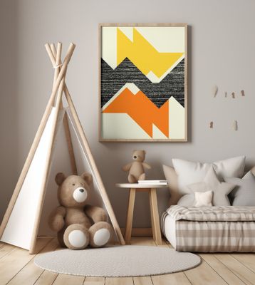 Abstract Geometric Artwork