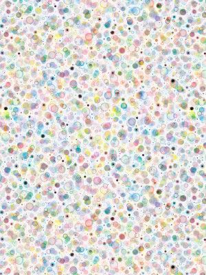 Cosmic Bubbles Multicolored