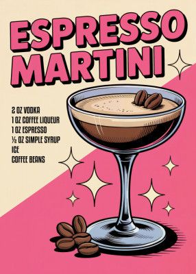 Espresso Martini Retro Style