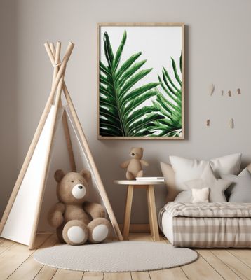 Green Monstera Leaves