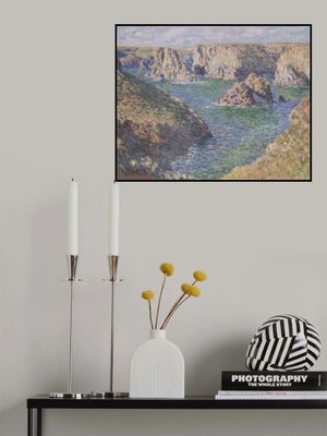 Port Domois, Belle Isle (1887) By Claude Monet