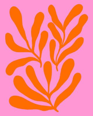 Abstract  Colorful Branches Shapes