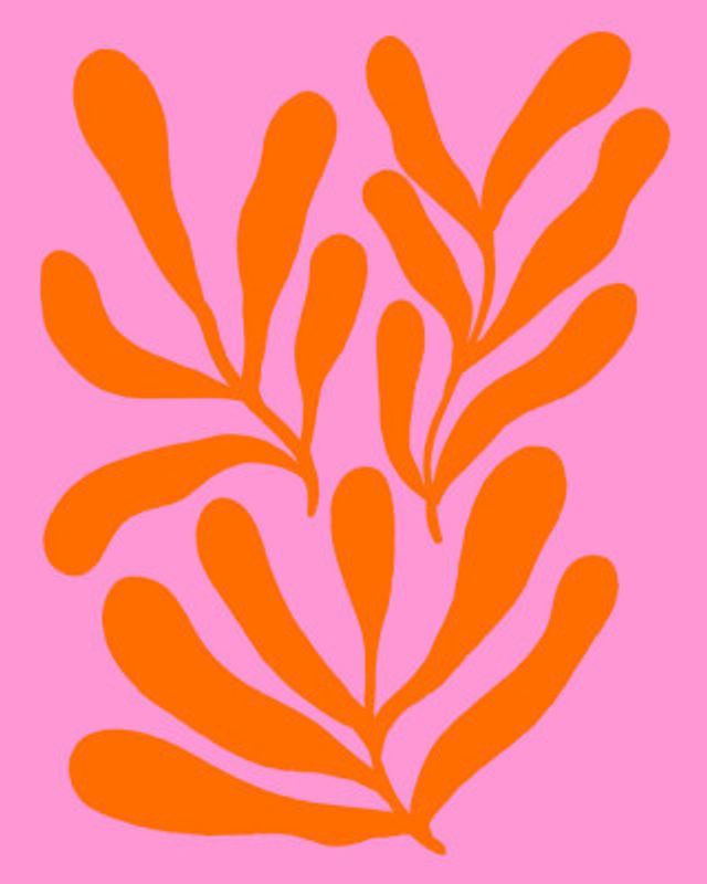 Abstract  Colorful Branches Shapes