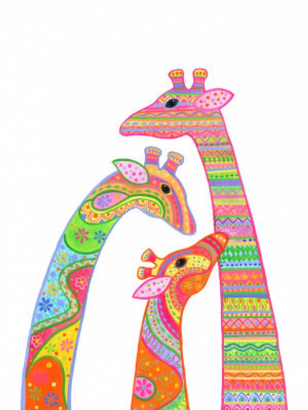 Patterned Giraffes