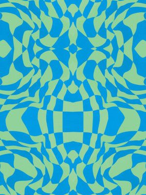 Cool Colors Warp Checkers