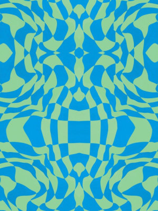 Cool Colors Warp Checkers