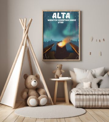 Alta Wasatch Mountain Range Utah