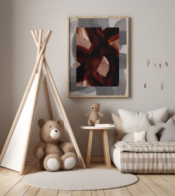 Abstract Brush Strokes 150