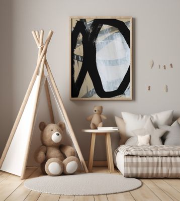 Bold Black On White No1