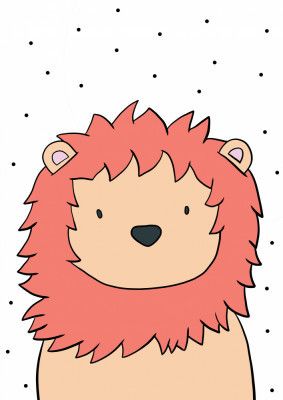 Lion and Dots