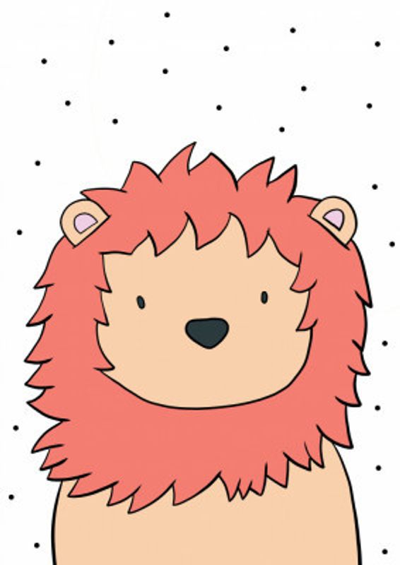 Lion and Dots